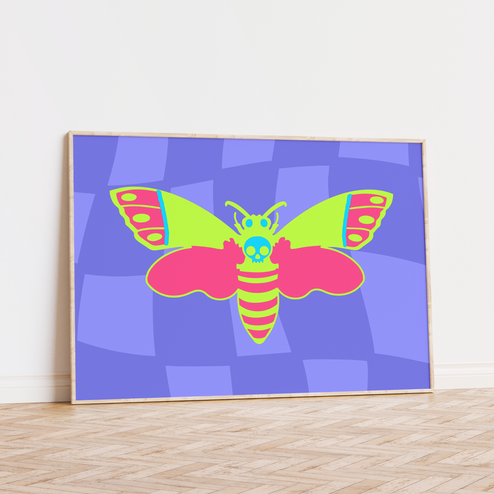Death Moth Unframed Art Print