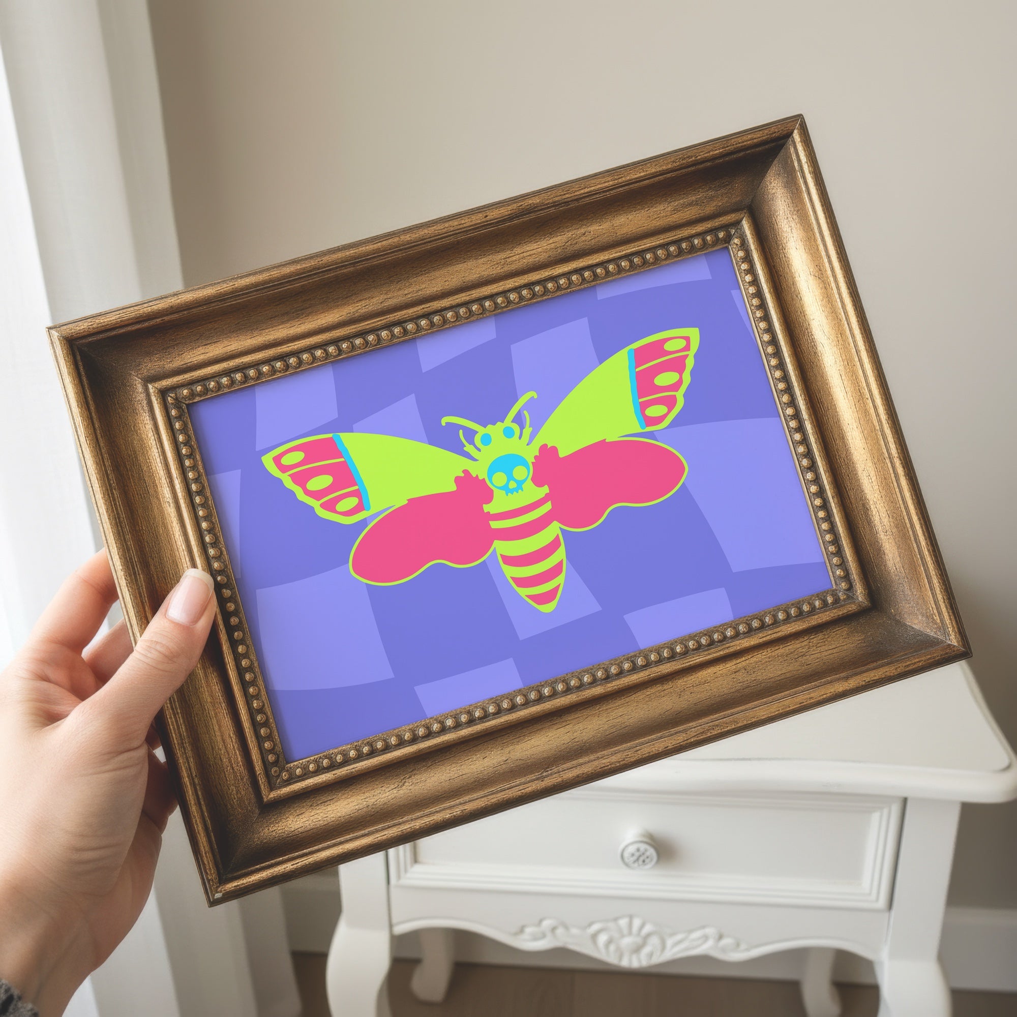 Death Moth Unframed Art Print