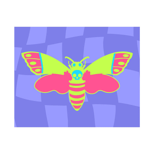 Death Moth Unframed Art Print
