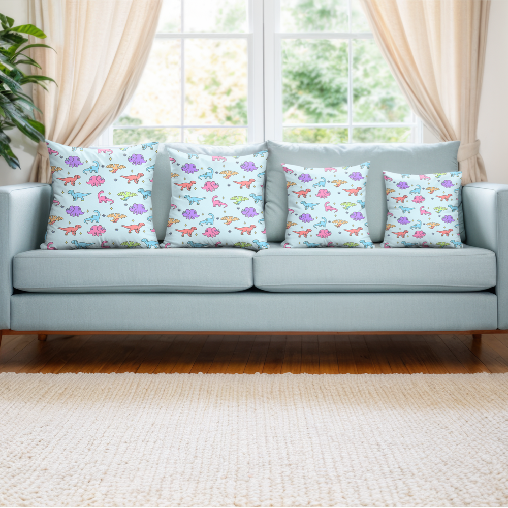Dino Friends Pillow Cover