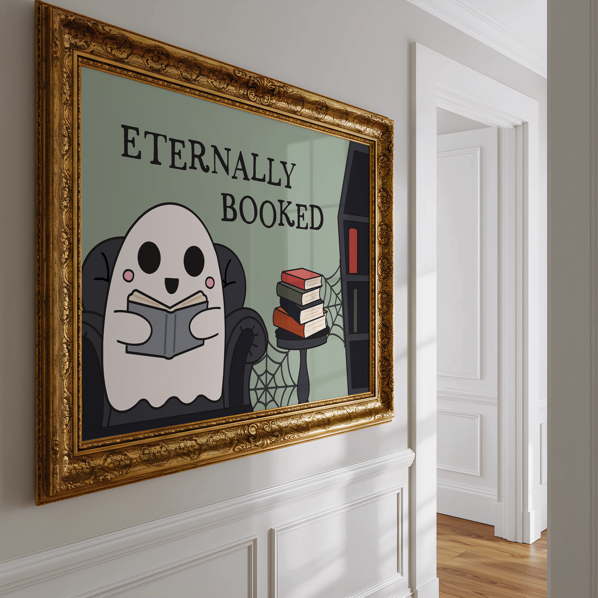 Eternally Booked Unframed Art Print