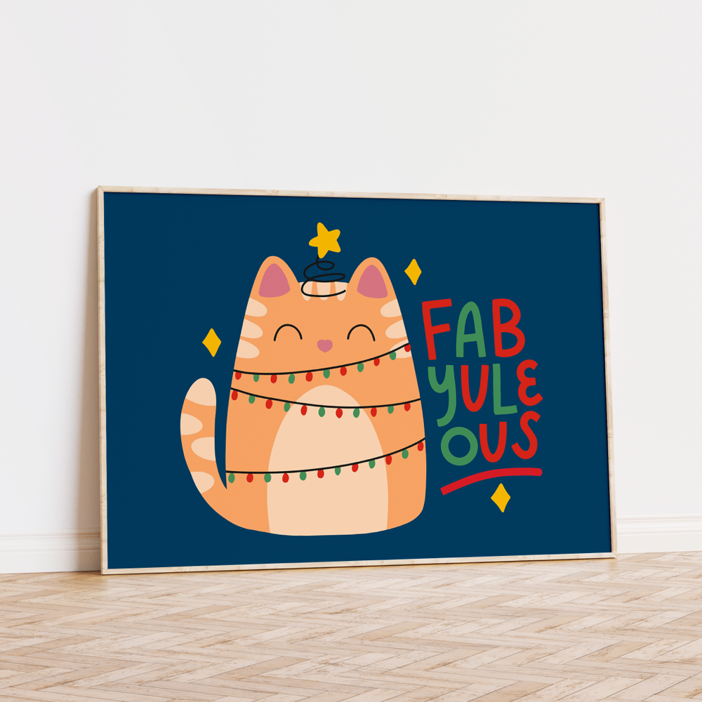 Fab Yule Ous Unframed Art Print