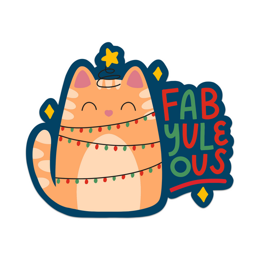 Fab YULE ous Vinyl Sticker