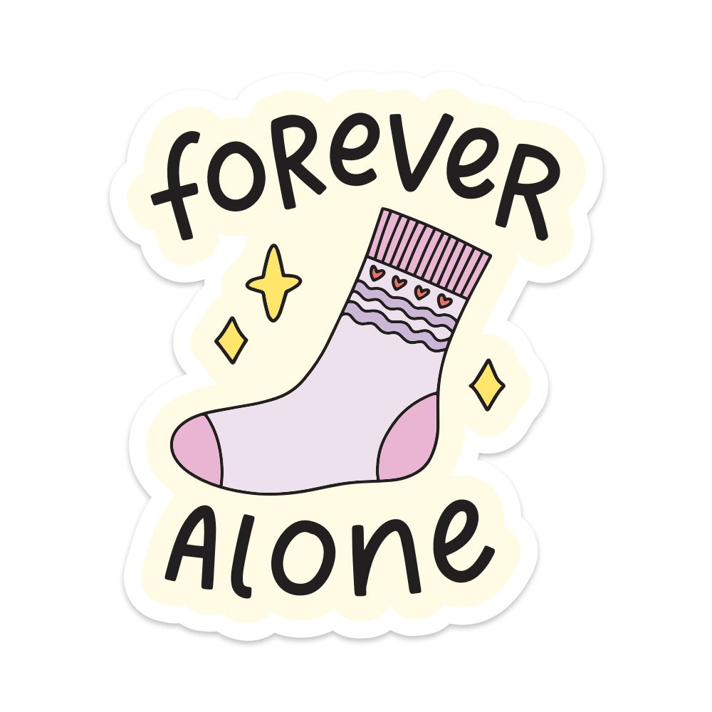 Forever Alone Vinyl Sticker
