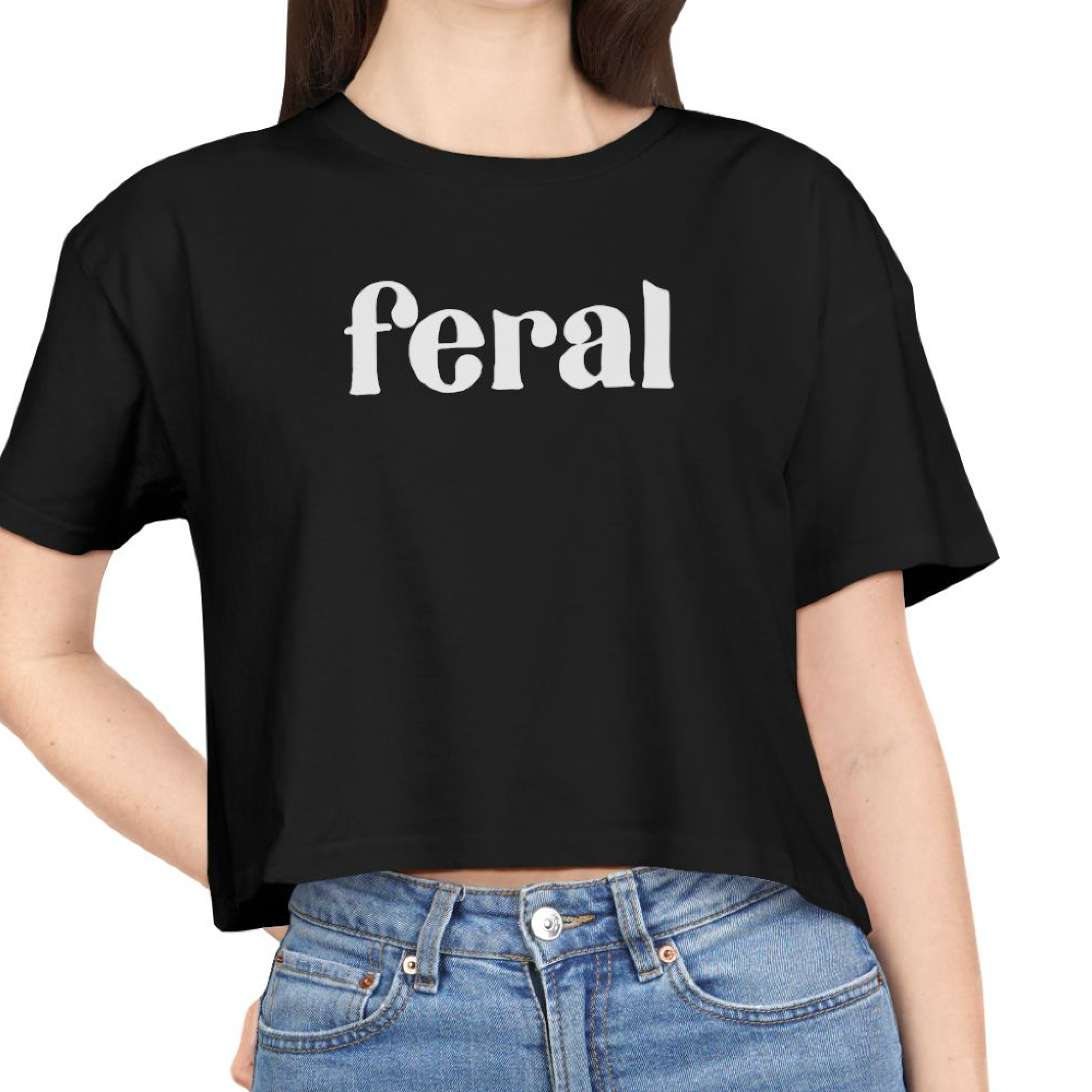 Feral Women's Cropped Tee
