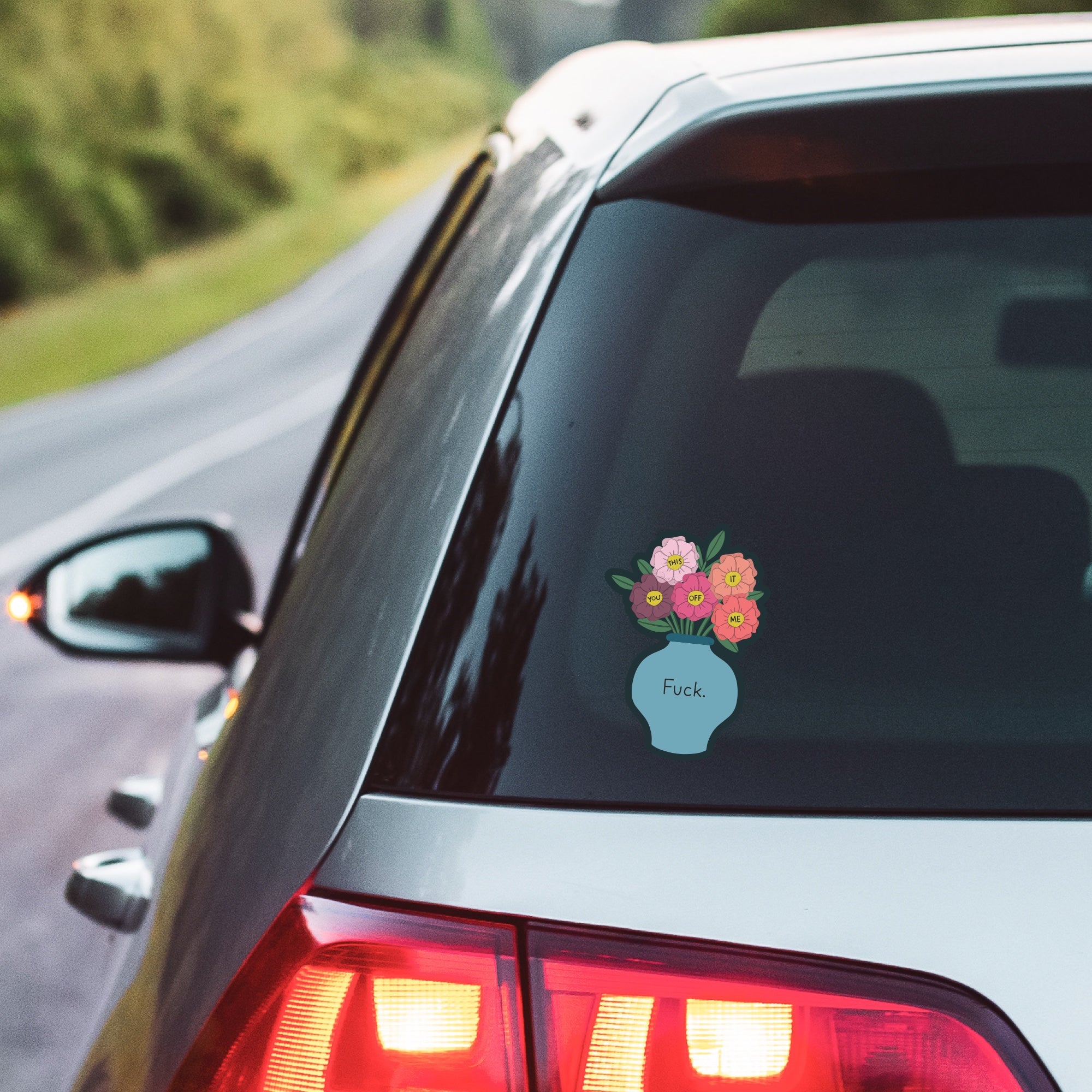 5" Fuck Bouquet Vinyl Sticker
