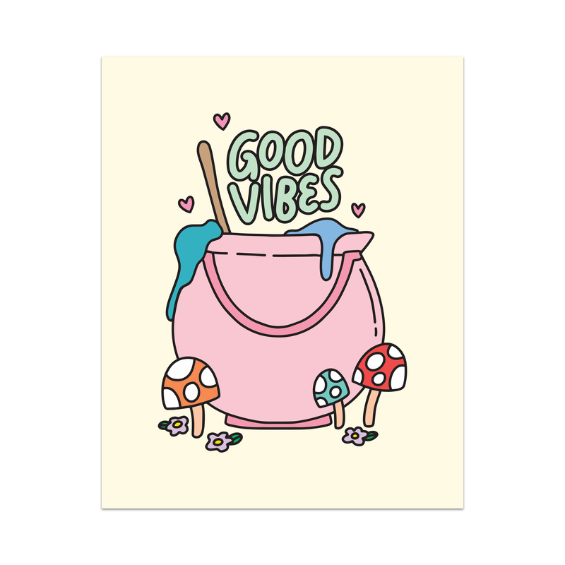 Good Vibes Unframed Art Print