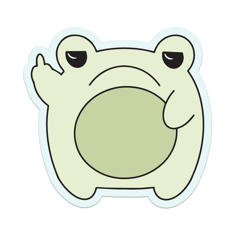 Grumpy Frog