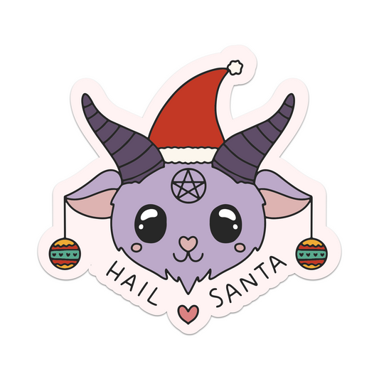 Hail Santa Vinyl Sticker