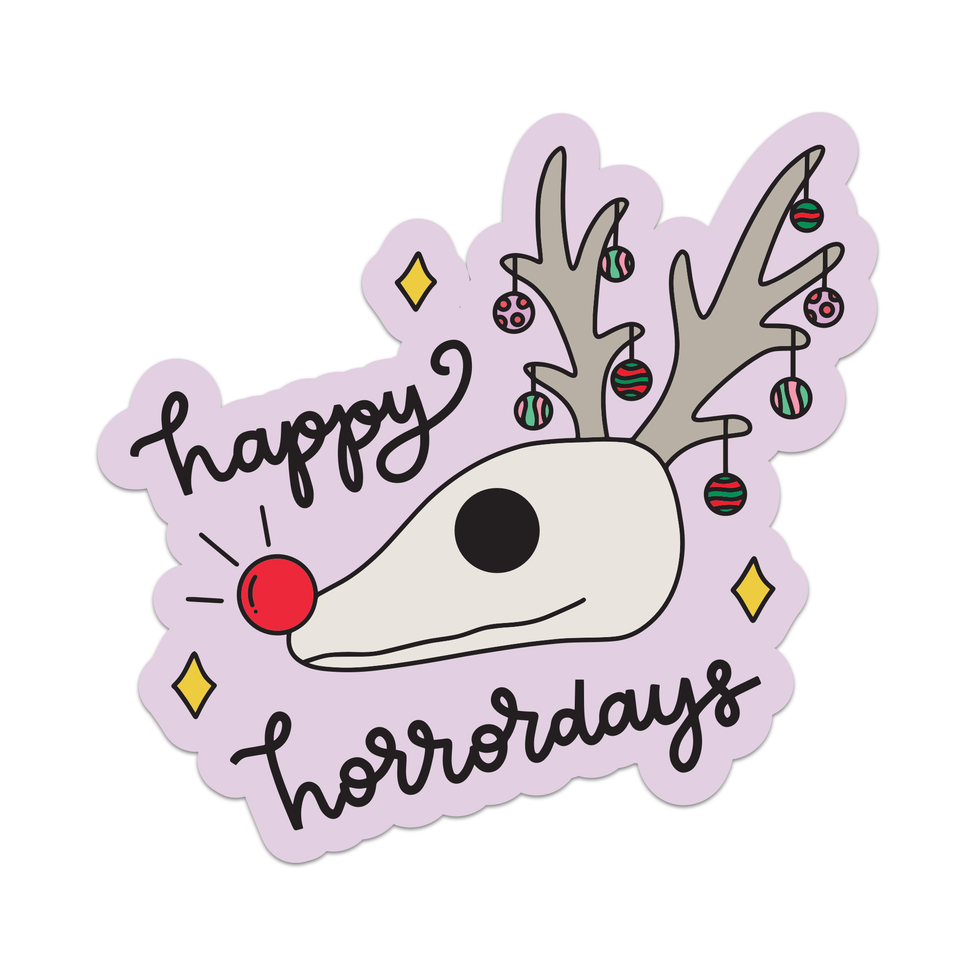 Happy Horror Days Vinyl Sticker