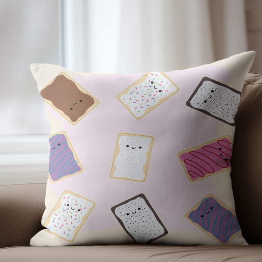 Happy Tarts Pillow Cover