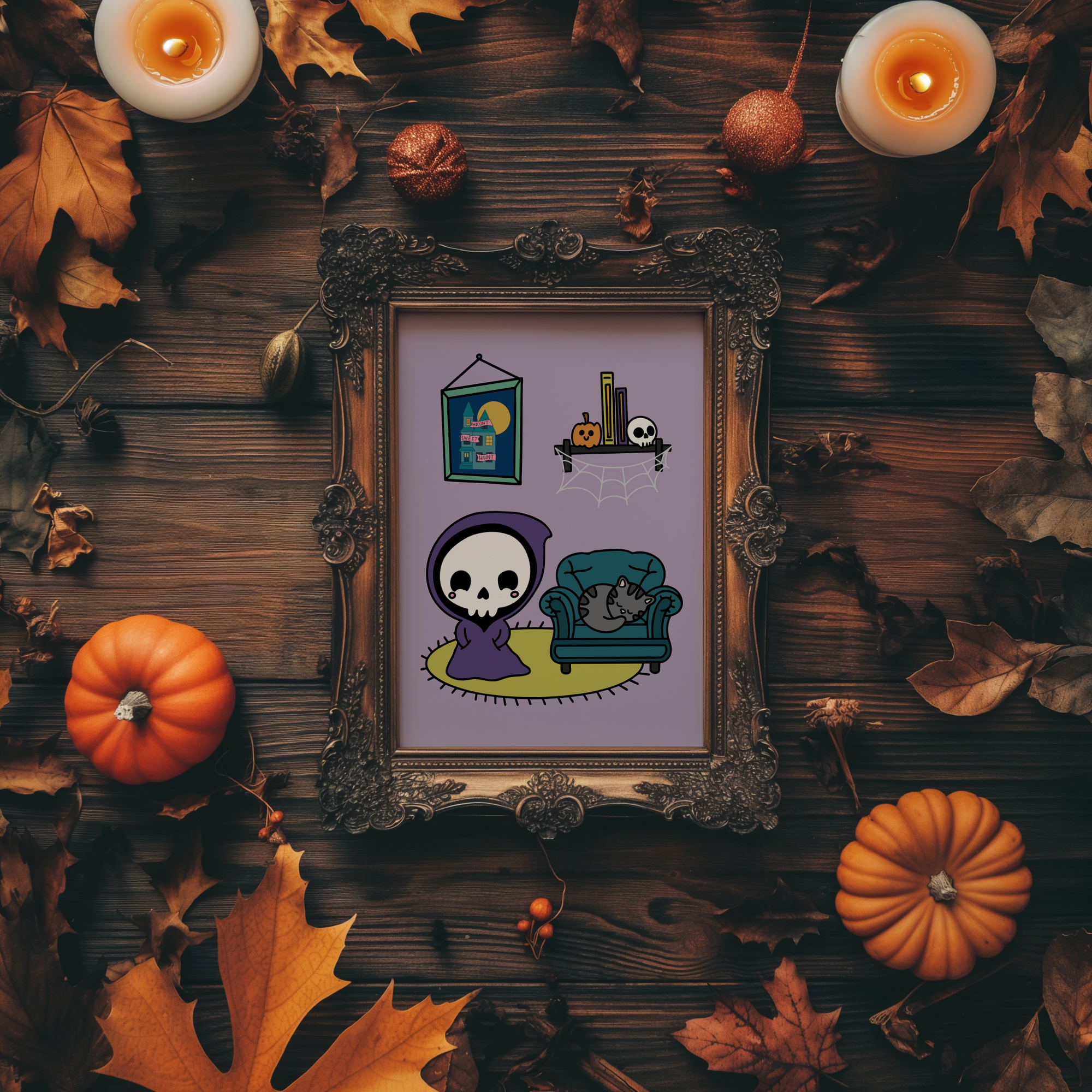 Haunt Sweet Haunt Unframed Art Print