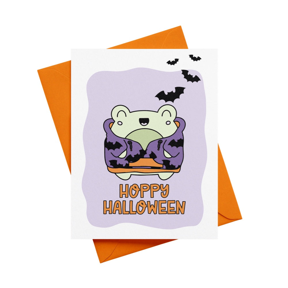 Hoppy Halloween Greeting Card