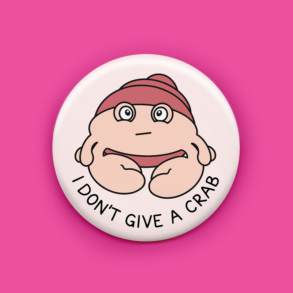 I Don't Give a Crab Magnet