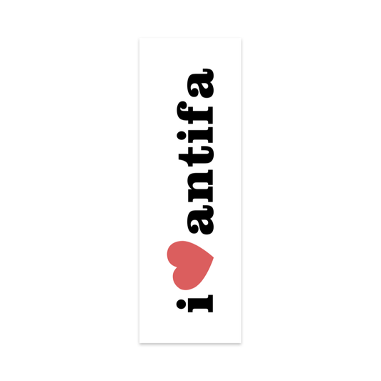 I Heart Antifa Bookmark