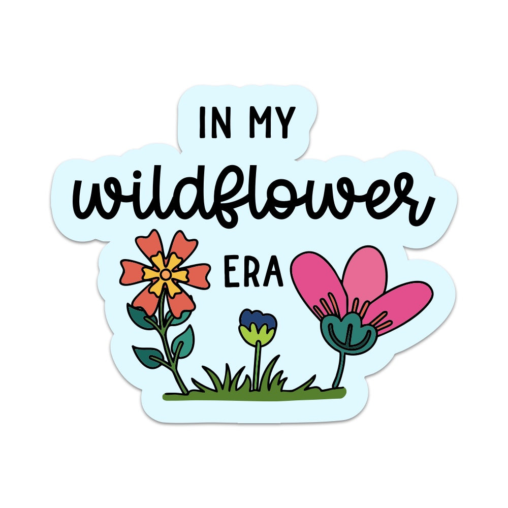 In My Wildflower Era Vinyl Sticker