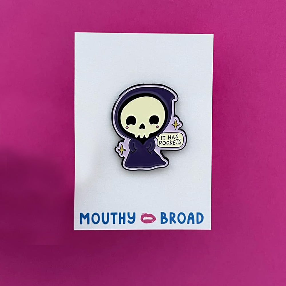 It Has Pockets Enamel Pin