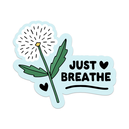 Just Breathe Vinyl Sticker