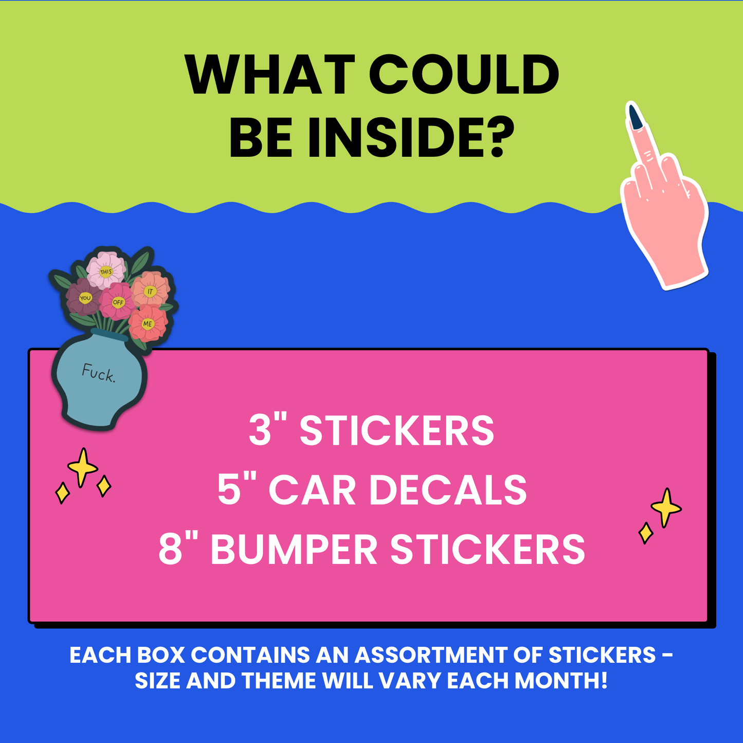 Mouthy Mail: Just Stickers