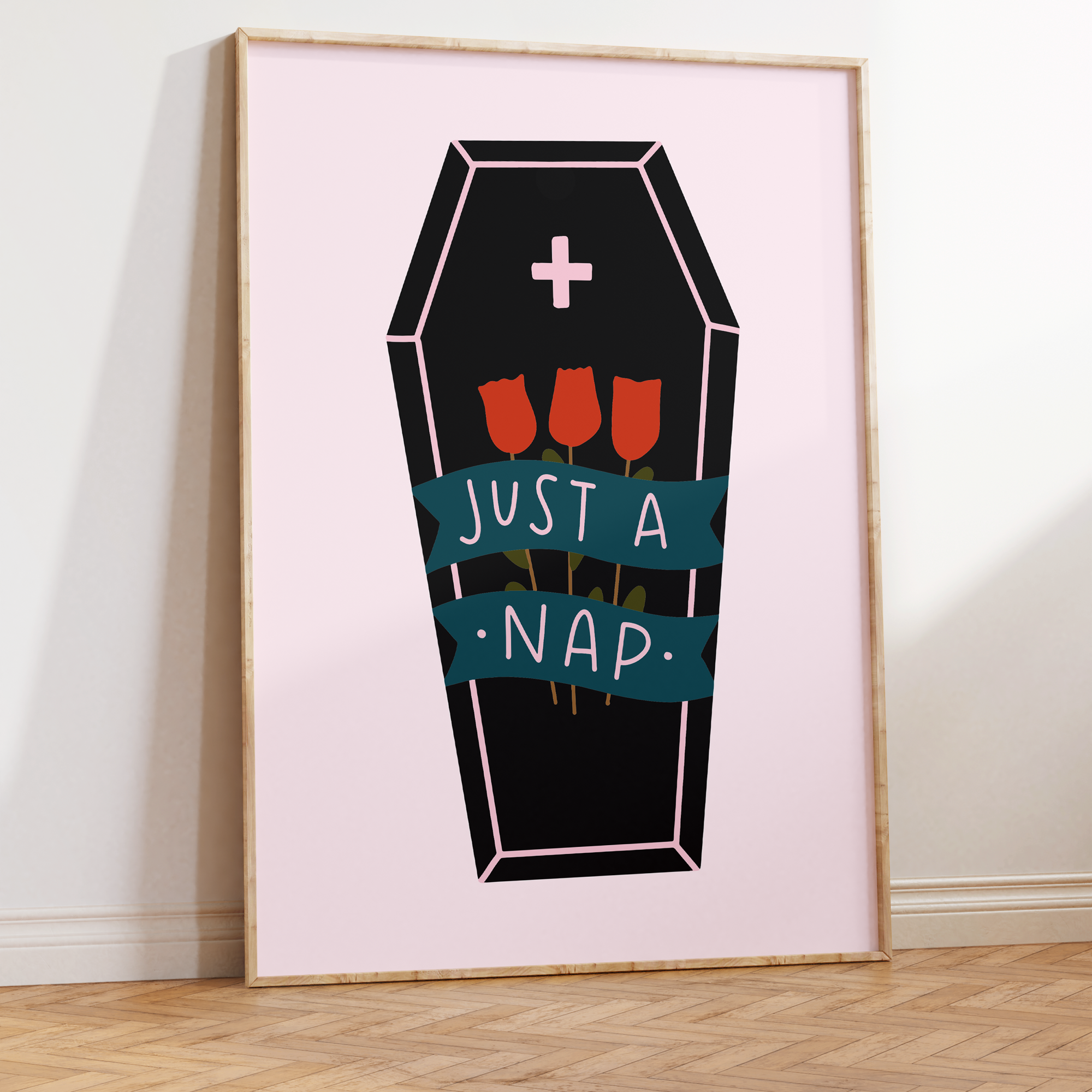 Just a Nap Unframed Art Print