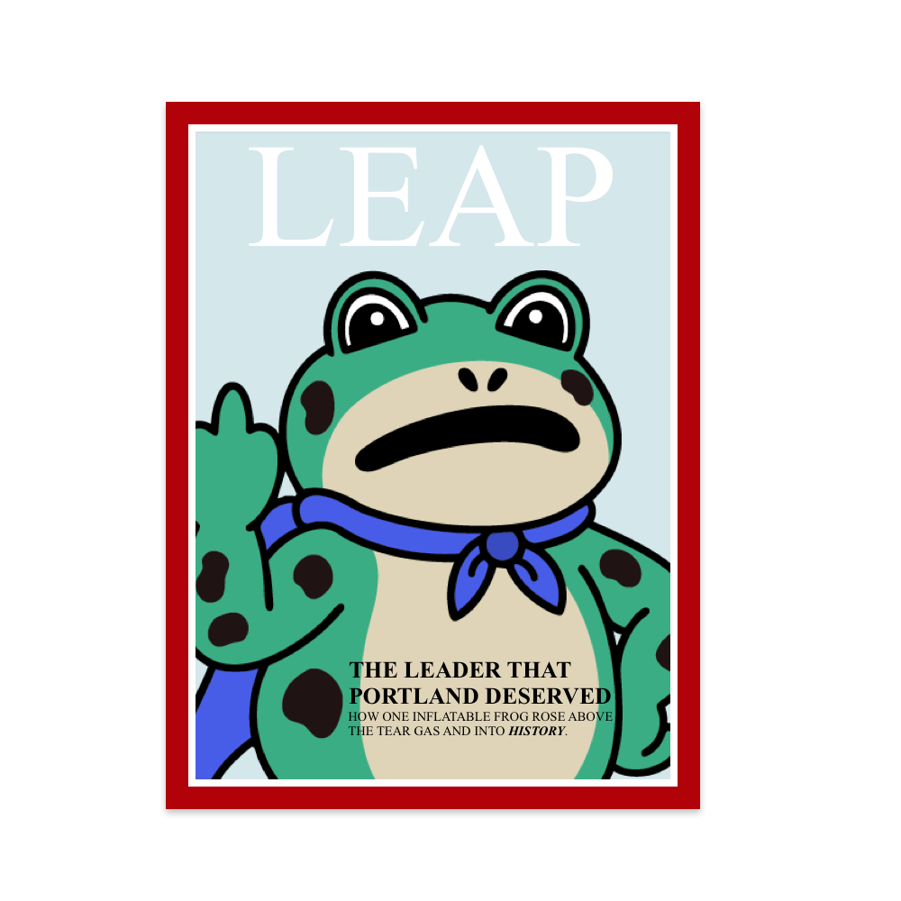 Leap Magazine Vinyl Sticker