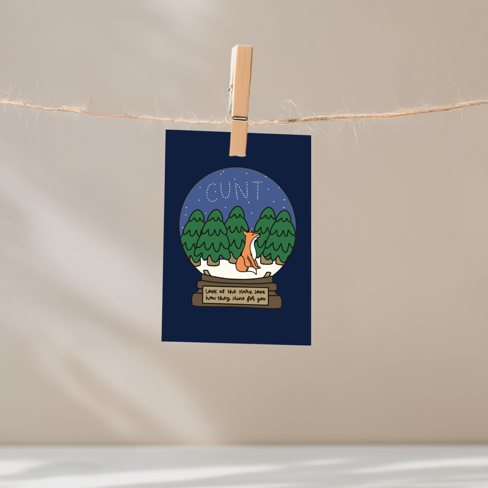 Look at the Stars Look How They Shine For You Unframed Mini Art Print