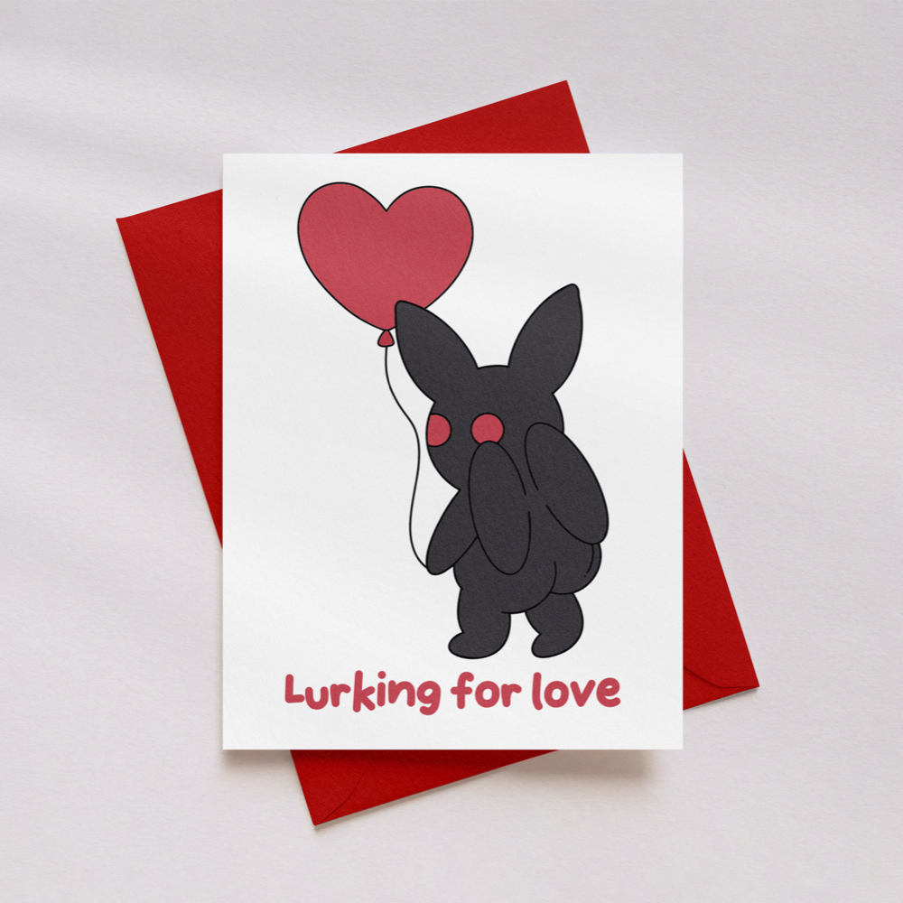 Lurking For Love Greeting Card