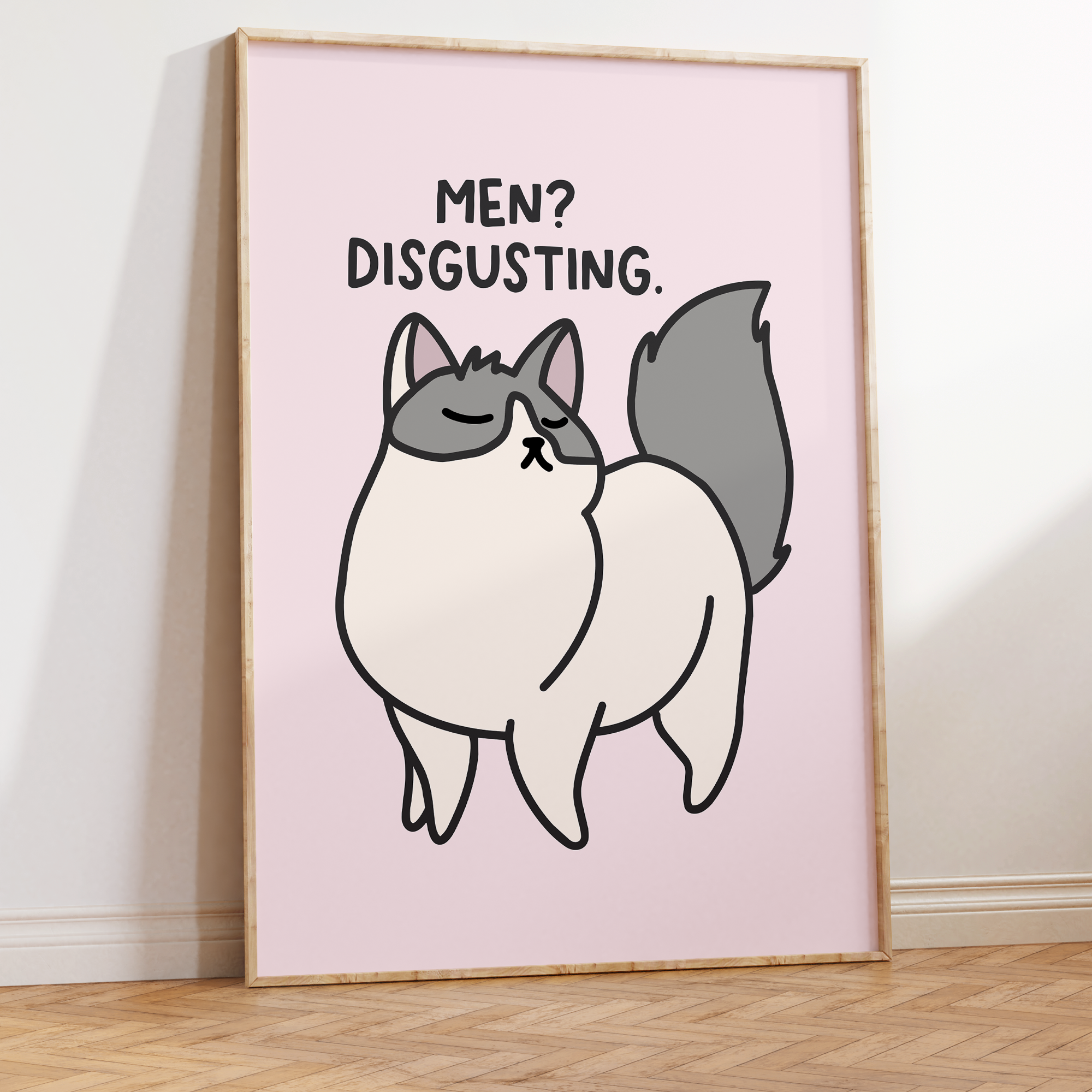 Men Disgusting Unframed Art Print