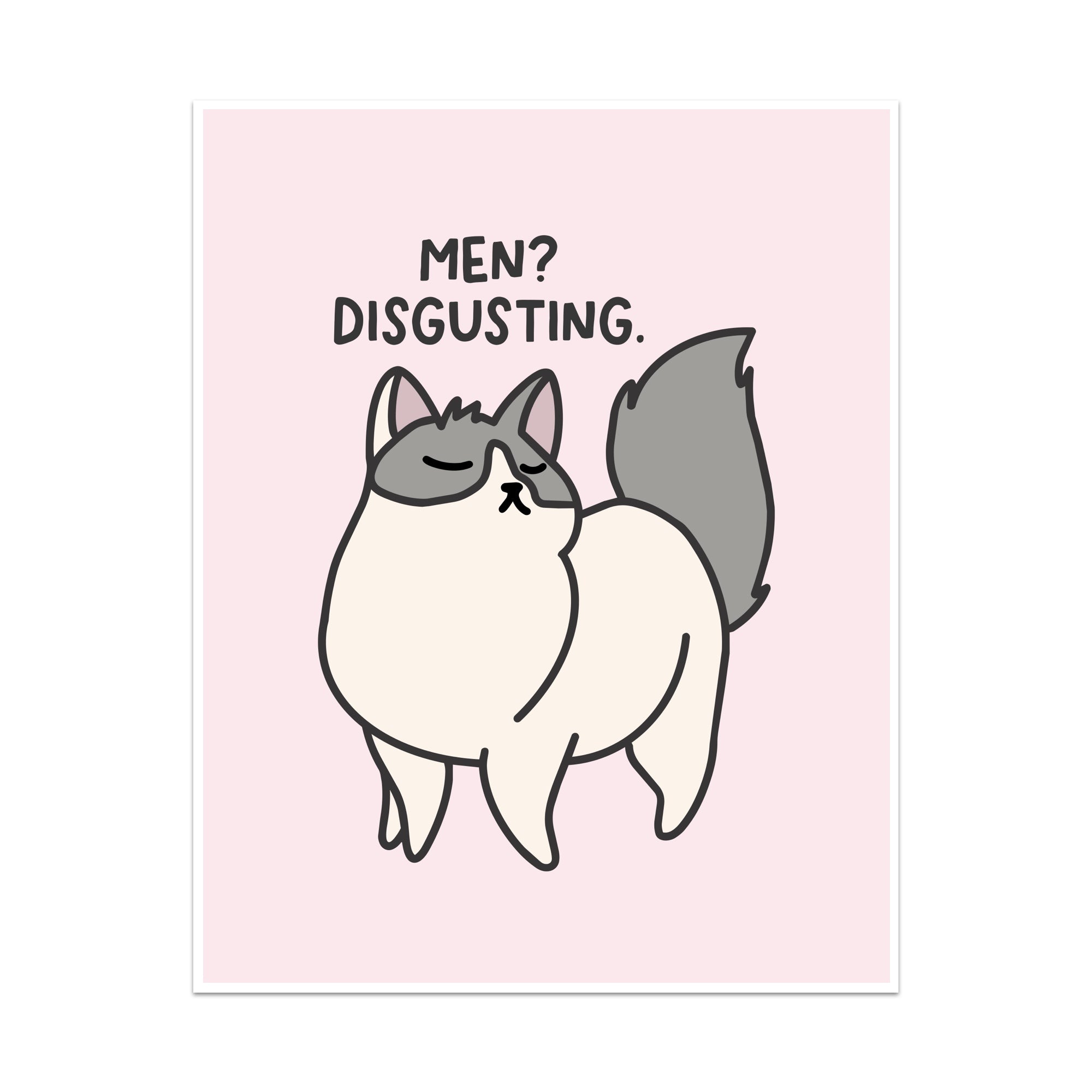 Men Disgusting Unframed Art Print