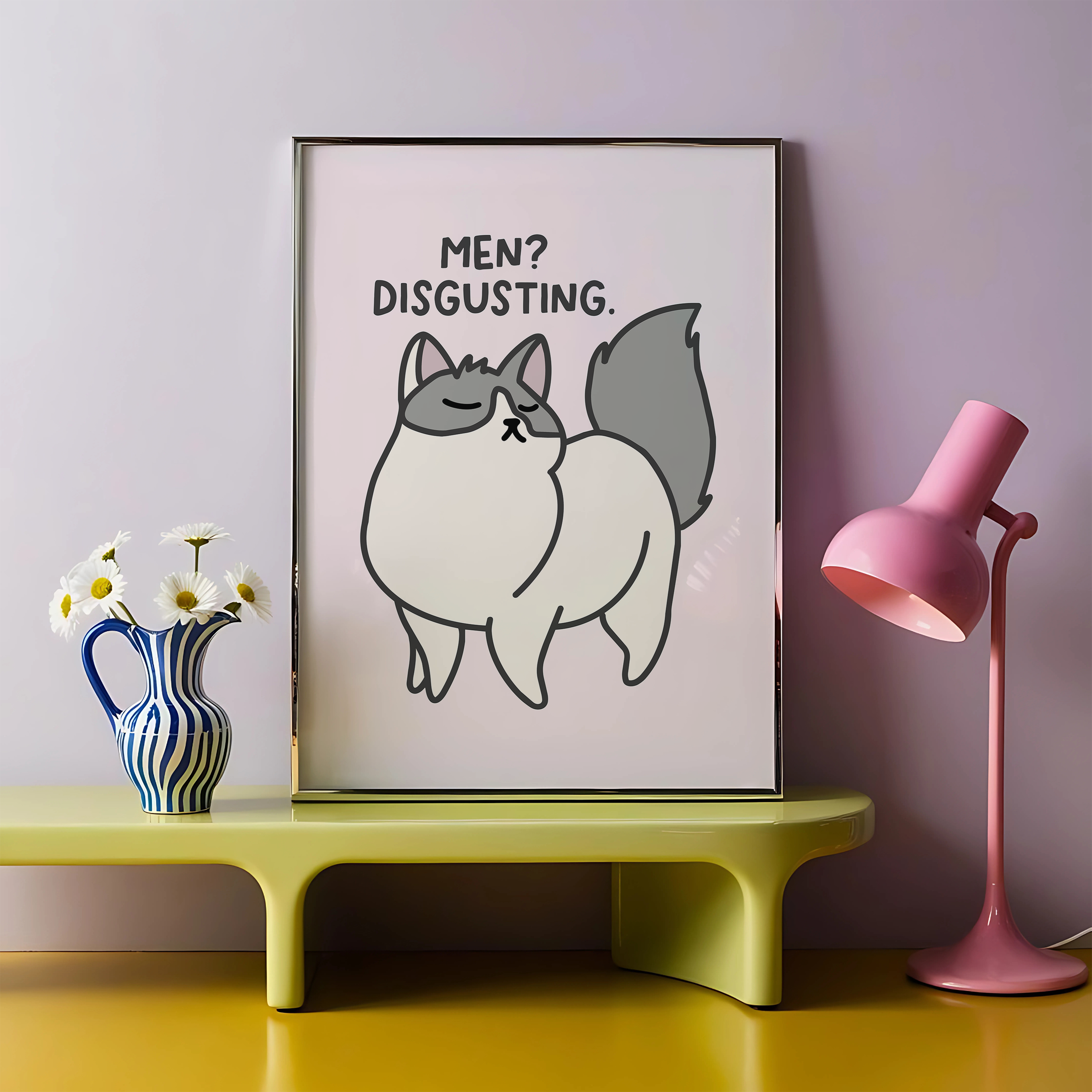 Men Disgusting Unframed Art Print