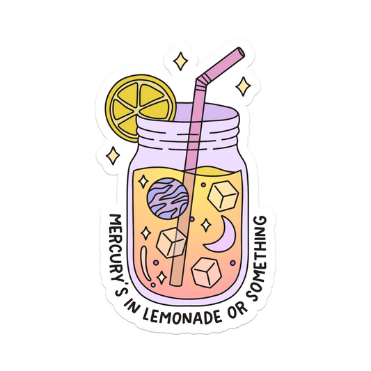 Mercury's In Lemonade Vinyl Sticker