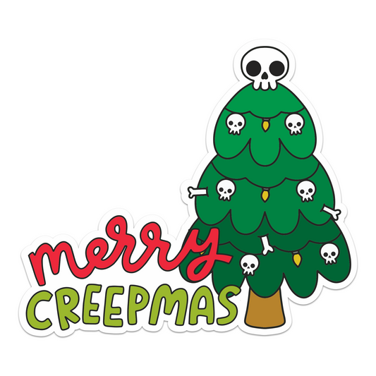 Merry Creepmas Vinyl Sticker