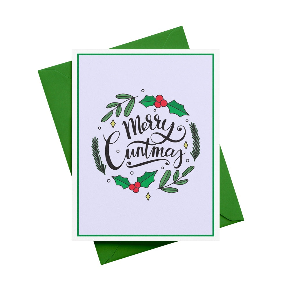 Merry Cuntmas Greeting Card