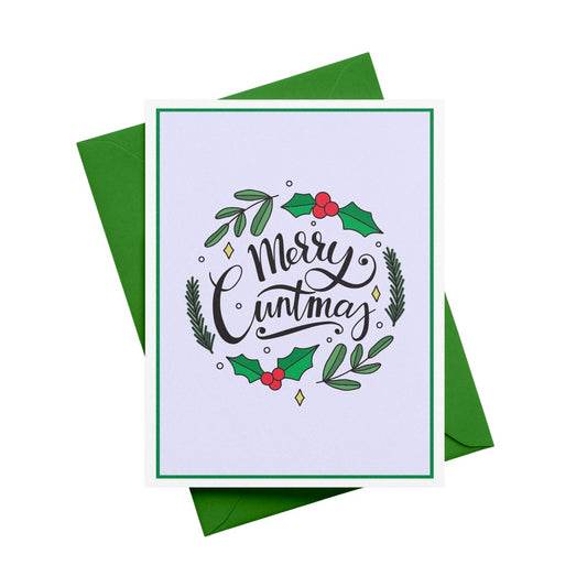 Merry Cuntmas Greeting Card