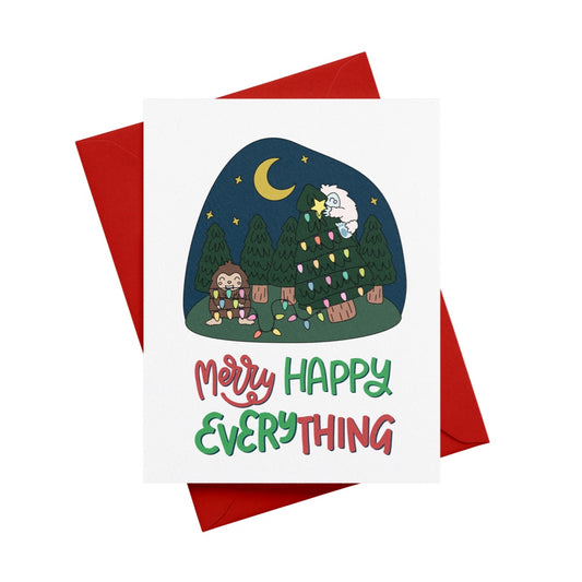 Merry Happy Everything Greeting Card