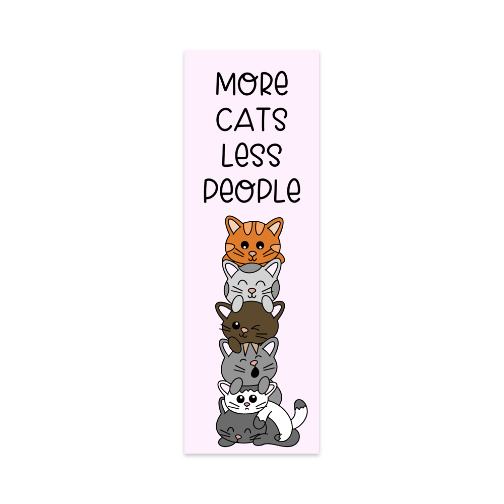 More Cats Less People Bookmark