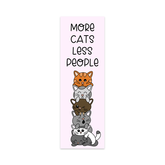 More Cats Less People Bookmark