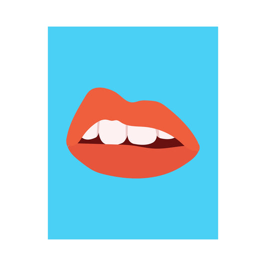 Mouth Unframed Art Print