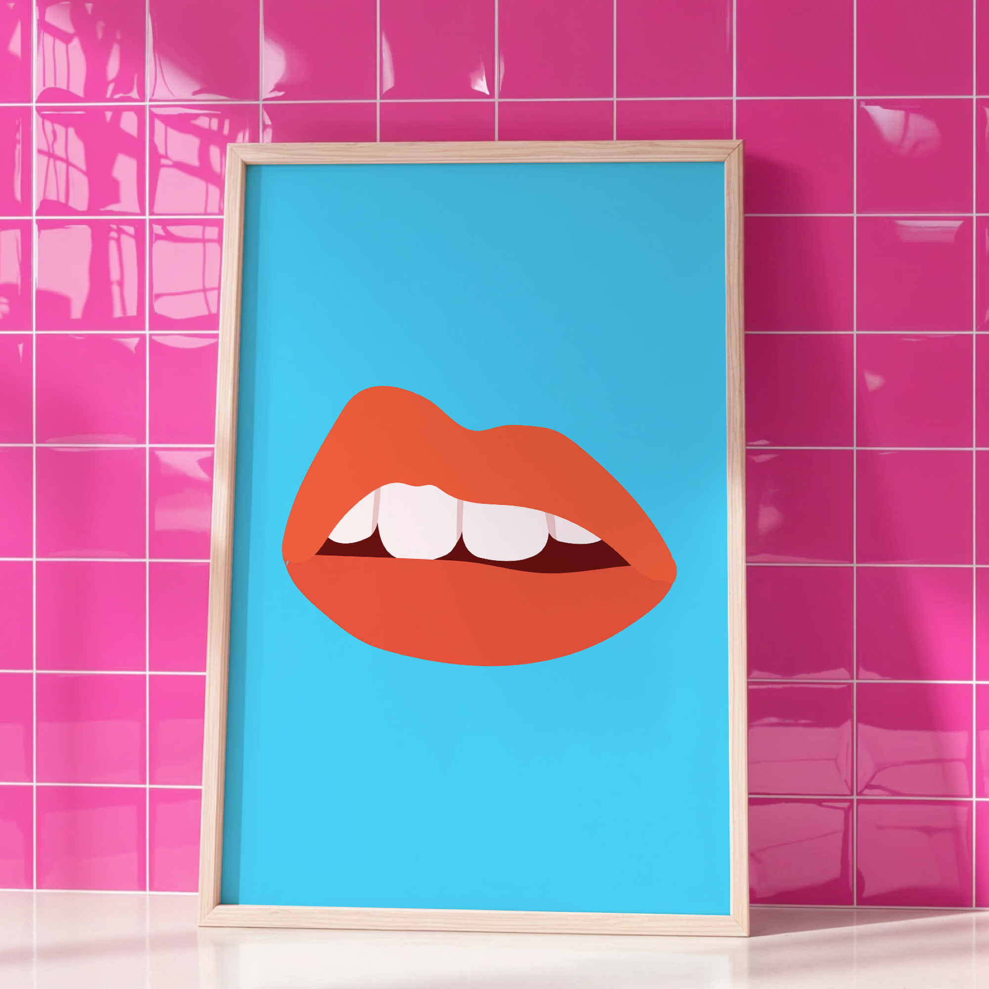 Mouth Unframed Art Print
