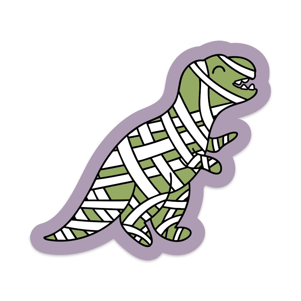Mummy T-Rex Vinyl Sticker