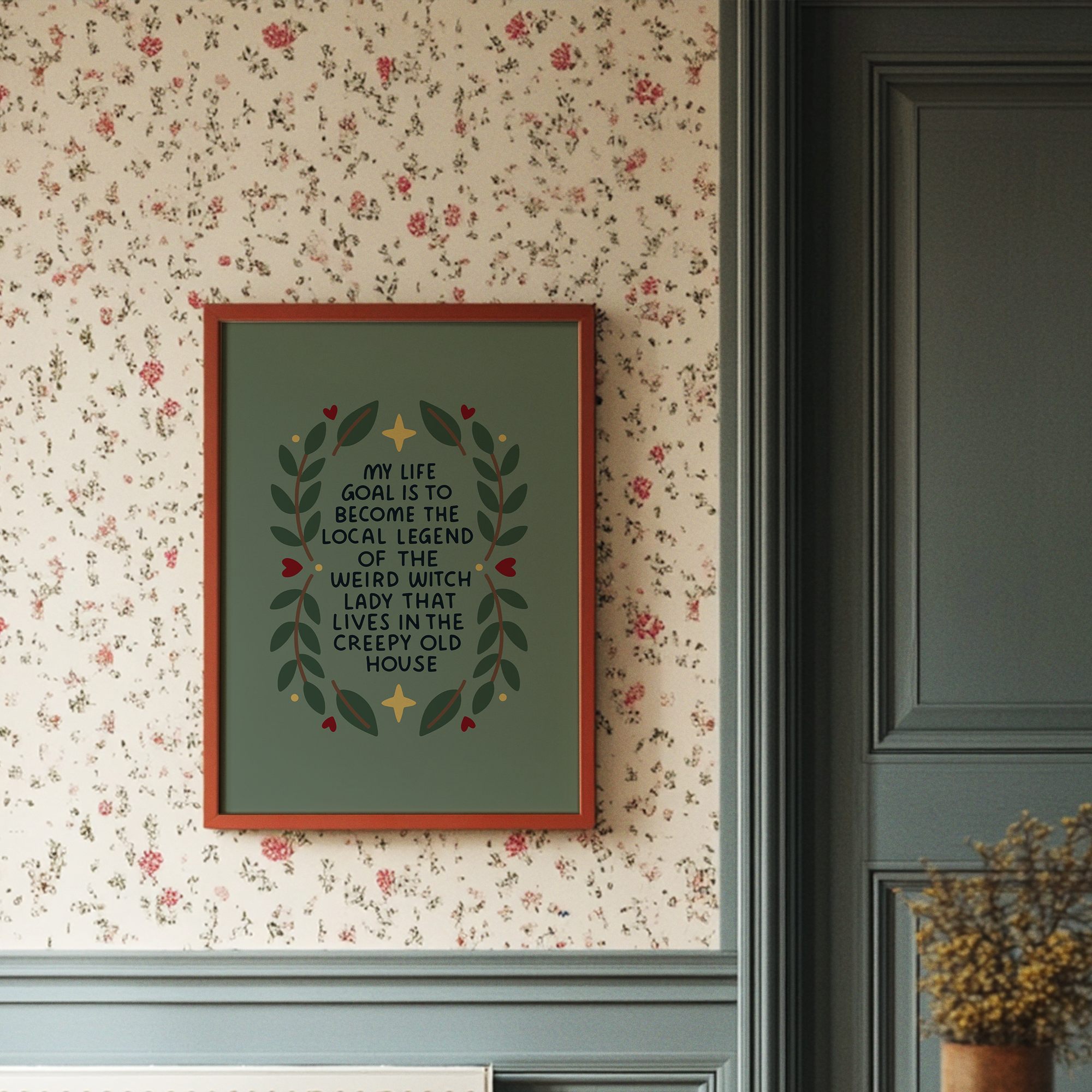 Local Legend Of The Weird Witch Unframed Art Print