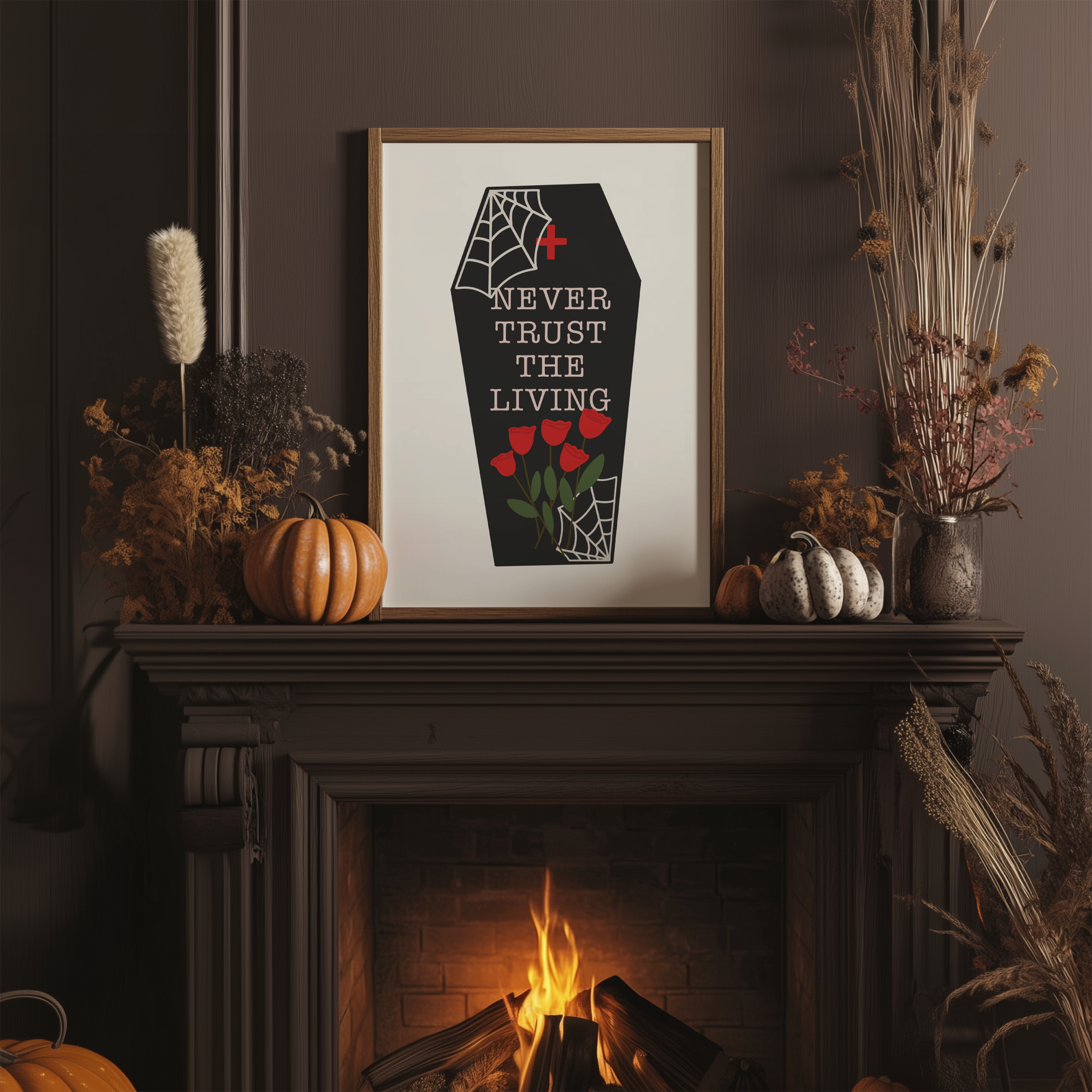 Never Trust the Living Unframed Art Print