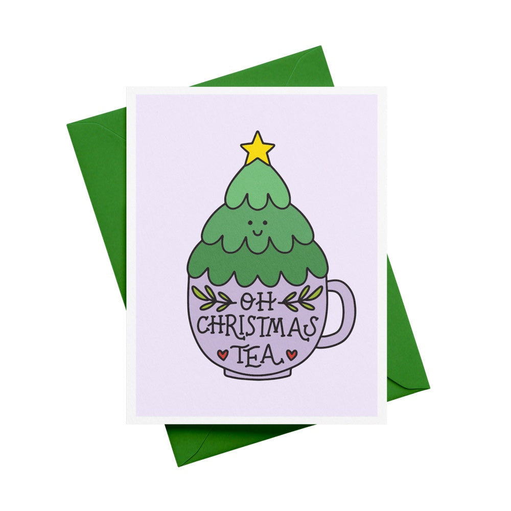 Oh Christmas Tea Greeting Card