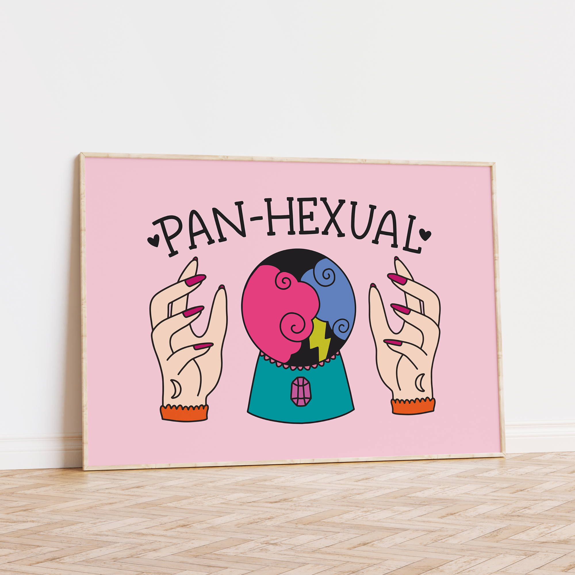 Pan-Hexual Unframed Art Print