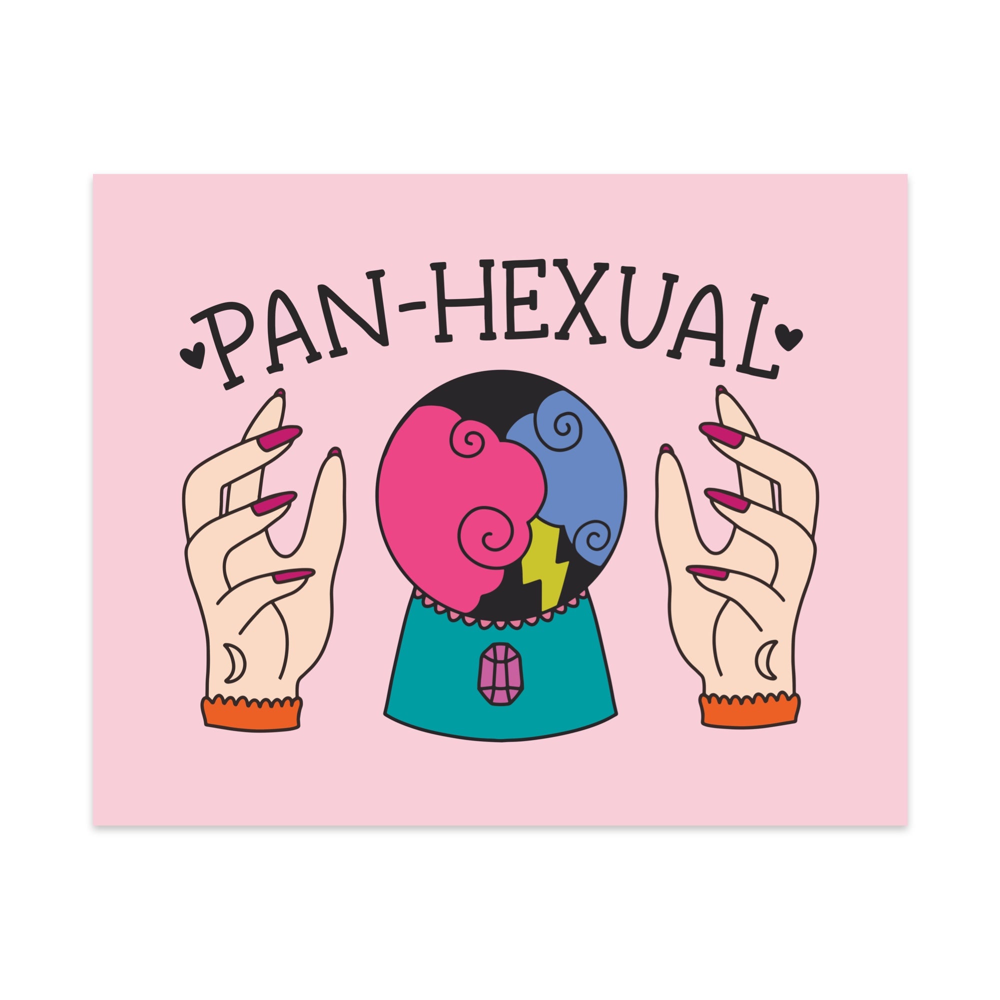 Pan-Hexual Unframed Art Print
