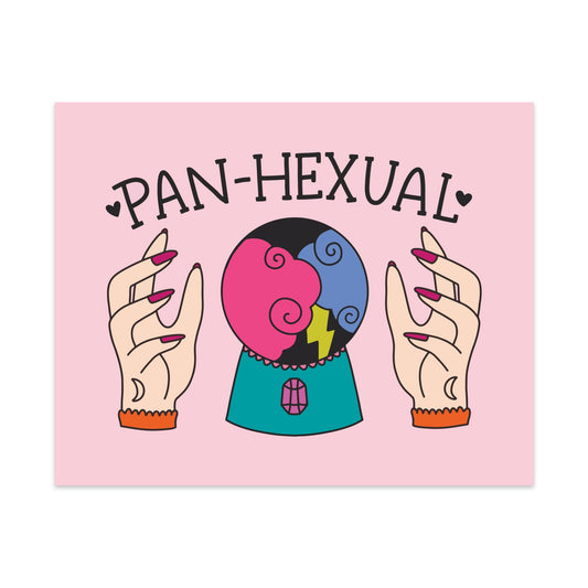 Pan-Hexual Unframed Art Print