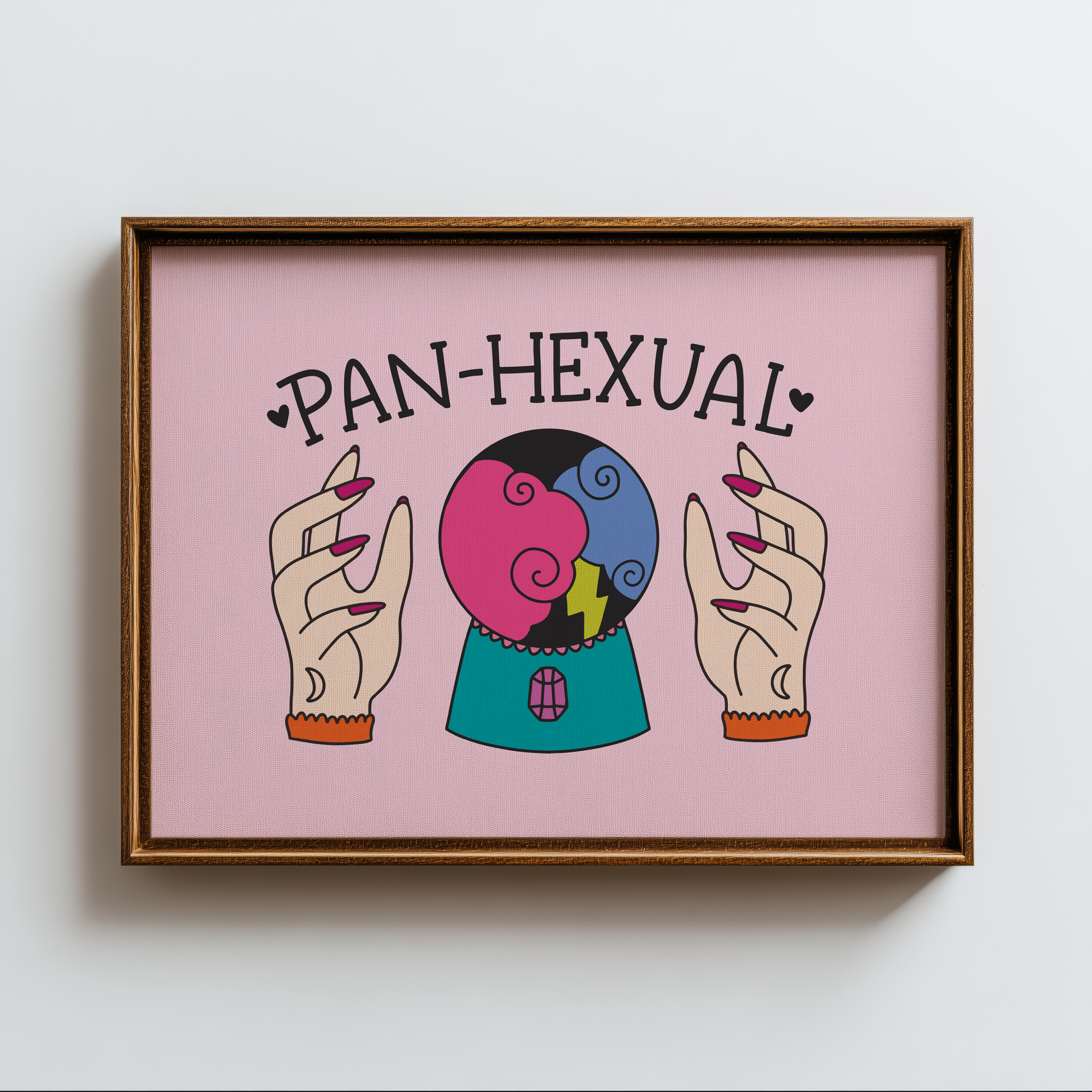 Pan-Hexual Unframed Art Print