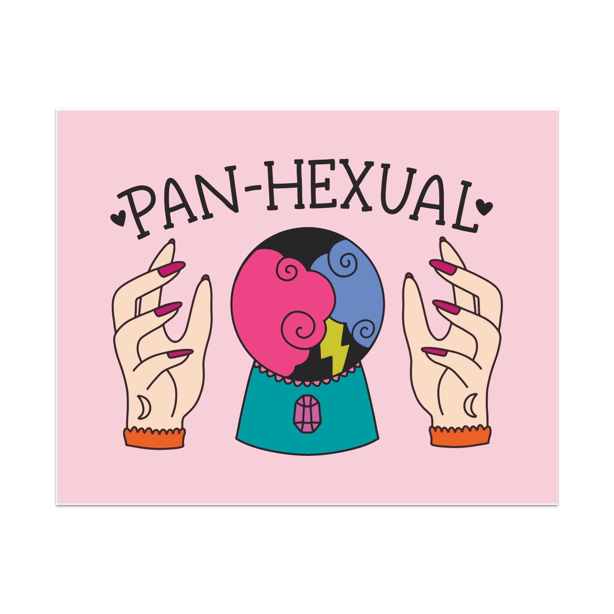 Pan-Hexual Unframed Art Print
