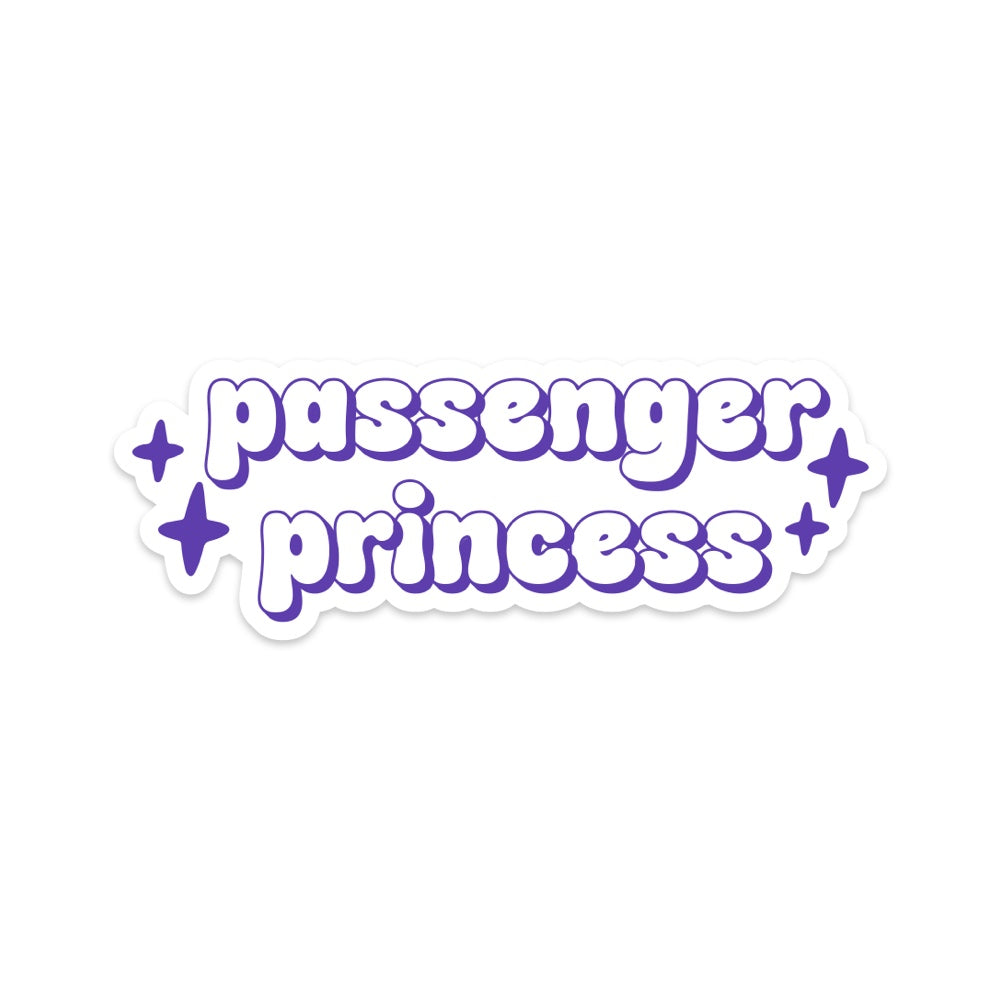 5" Passenger Princess Car Decal
