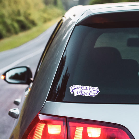 5" Passenger Princess Car Decal